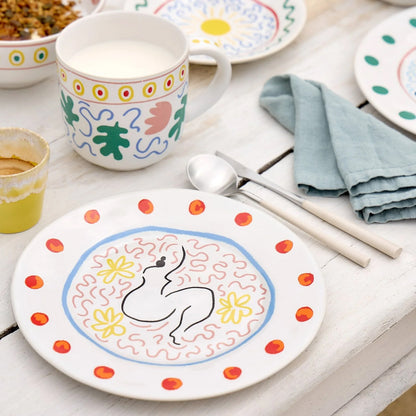 Salad/Dessert plate 22 cm, SUMMER BLISS, Lady