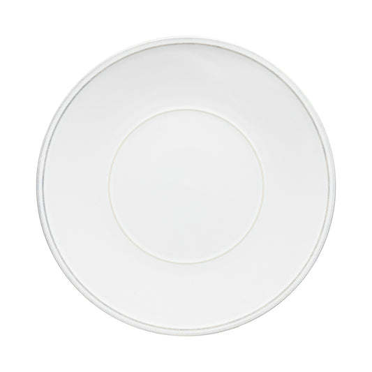 6 Platos Base Friso 34 cm Blanco