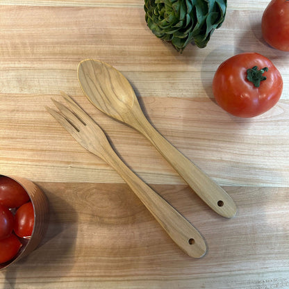 Set Ensalada Tulip Madera de Olivo Laguiole Jean Dubost
