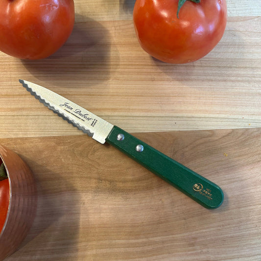 Cuchillo Multiuso Sierra 12 mm Verde Laguiole Jean Dubost