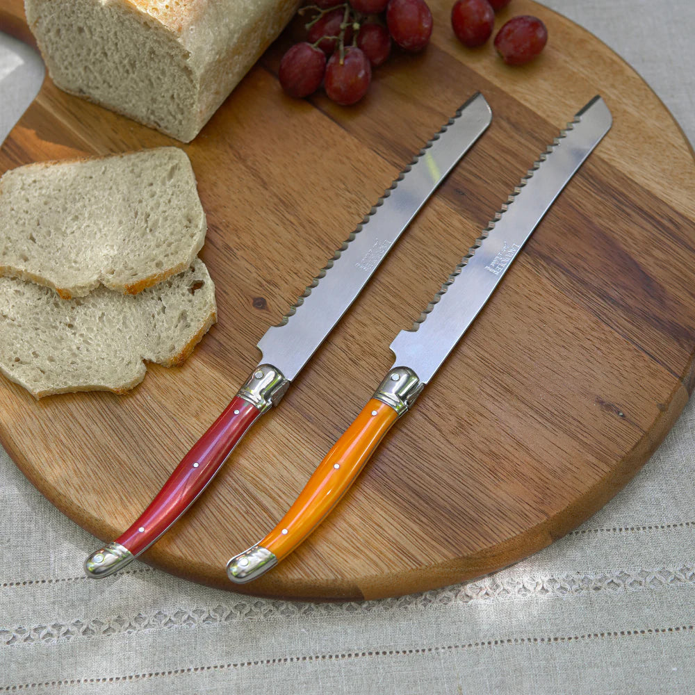 Laguiole Cuchillo Pan Naranjo Fruity