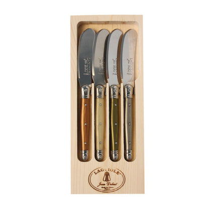 Set 4 Cuchillos Mantequilla Mineral Laguiole