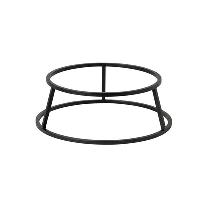 Pedestal Bajo Redondo Negro D23.8cm H8 cm
