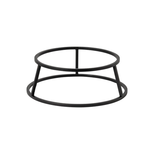 Pedestal Bajo Redondo Negro D23.8cm H8 cm