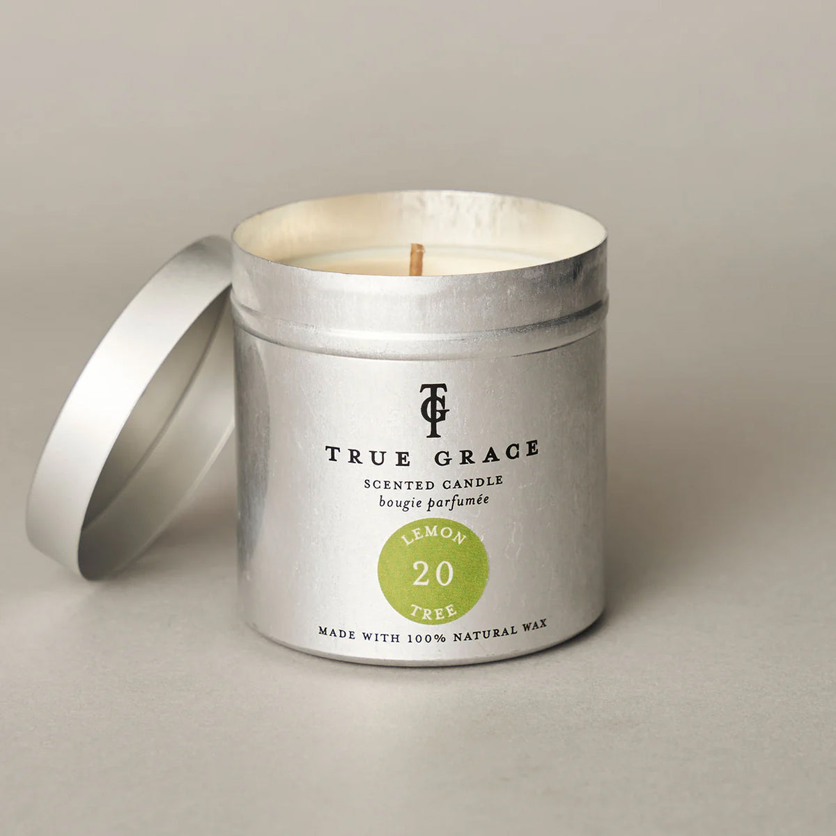 True Grace Vela Tin 250 gr Lemon Tree