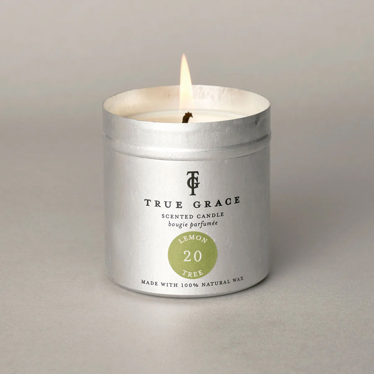 True Grace Vela Tin 250 gr Lemon Tree