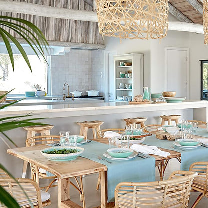 Bowl de Pasta y Ensalada Taormina 34 cm Aqua