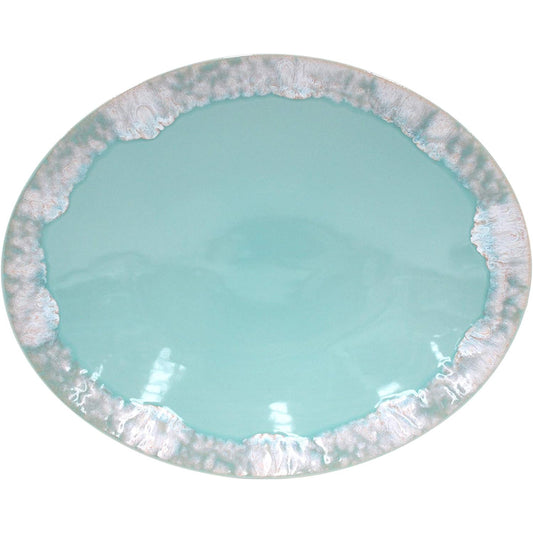 Plato Ovalado Taormina 41 cm Aqua
