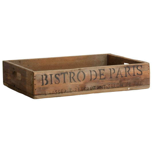 Caja  Madera Bistro de Paris