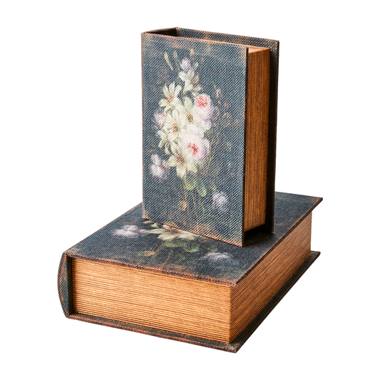 Brooke Caja Negra Flores Small